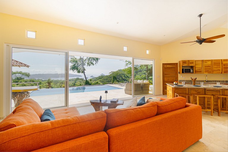 Villa Samba Pa Ti con vistas a Golfo de Nicoya