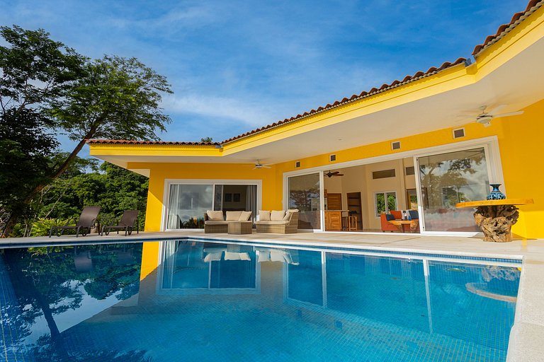Villa Samba Pa Ti con vistas a Golfo de Nicoya